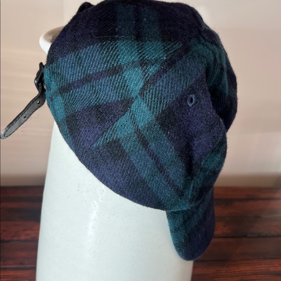 Polo by Ralph Lauren Tartan Wool-Blend Plaid Hat. - Picture 3 of 9
